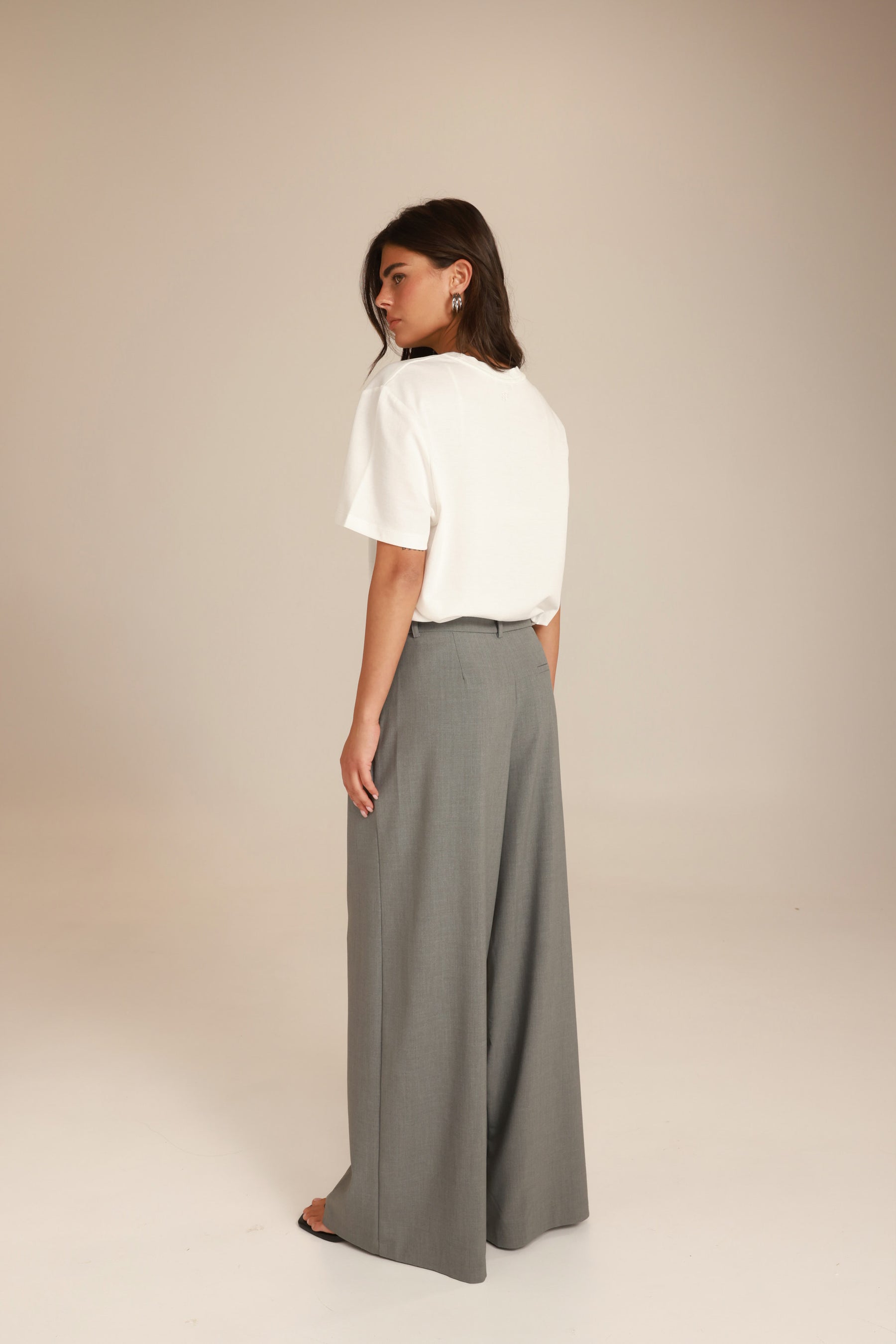 מכנסי מרטינה אפור בהיר