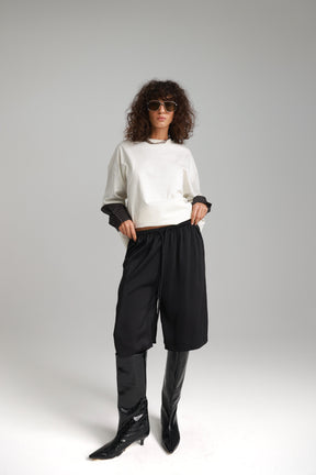 מכנסי מרלן שחורים