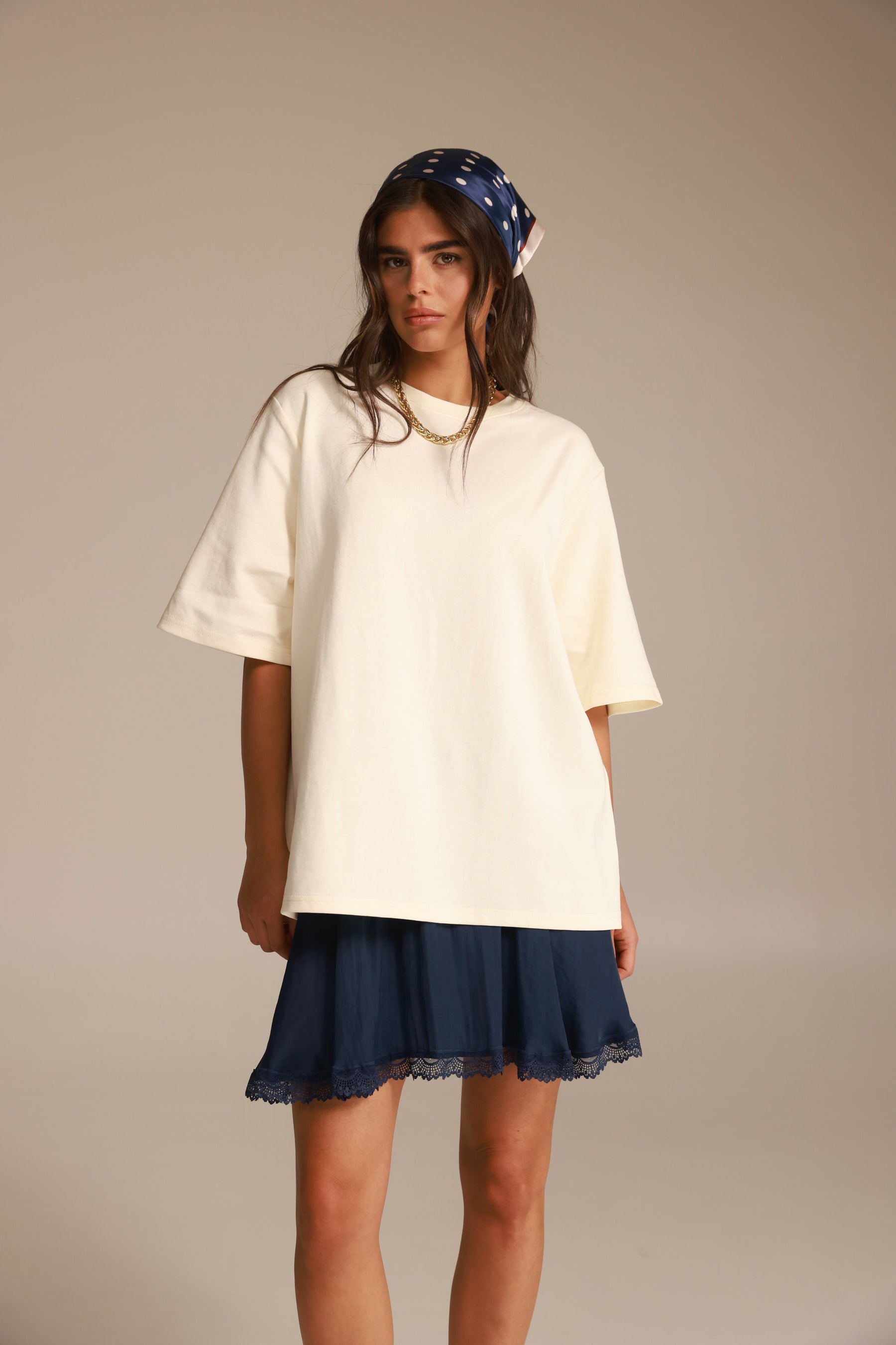 חולצת וויל שמנת