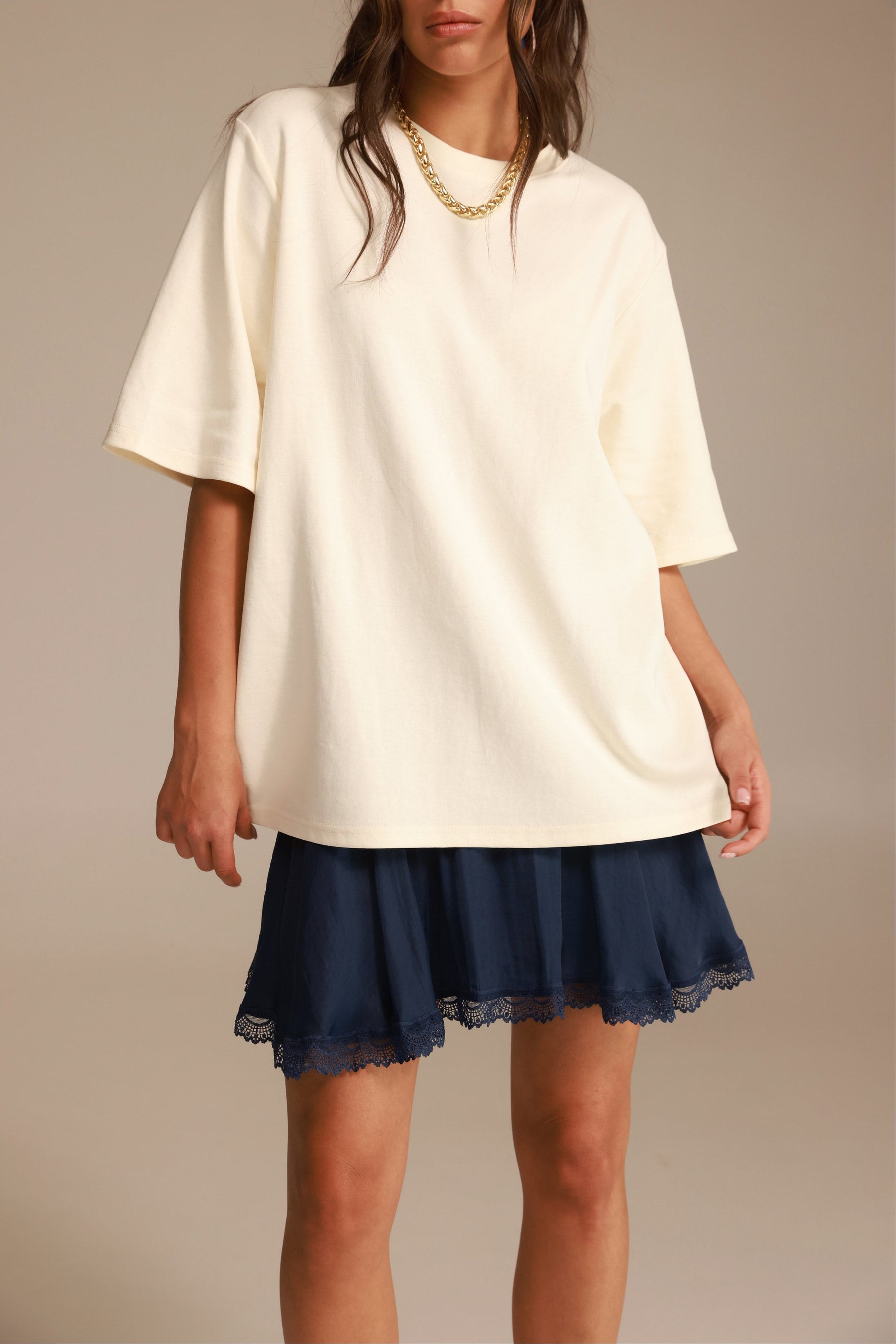 חולצת וויל שמנת