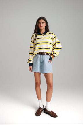 ג'ינס קצר לאונרדו כחול בהיר