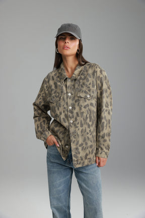 ג'קט ג'ינס ליני מנומר