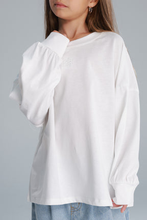 חולצת סנטי לבנה