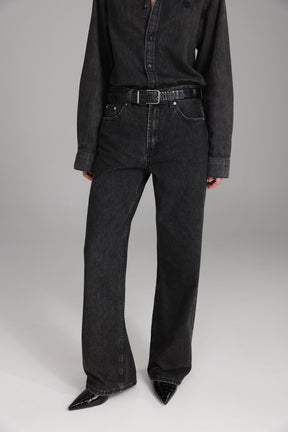 ג'ינס סאלי שחור