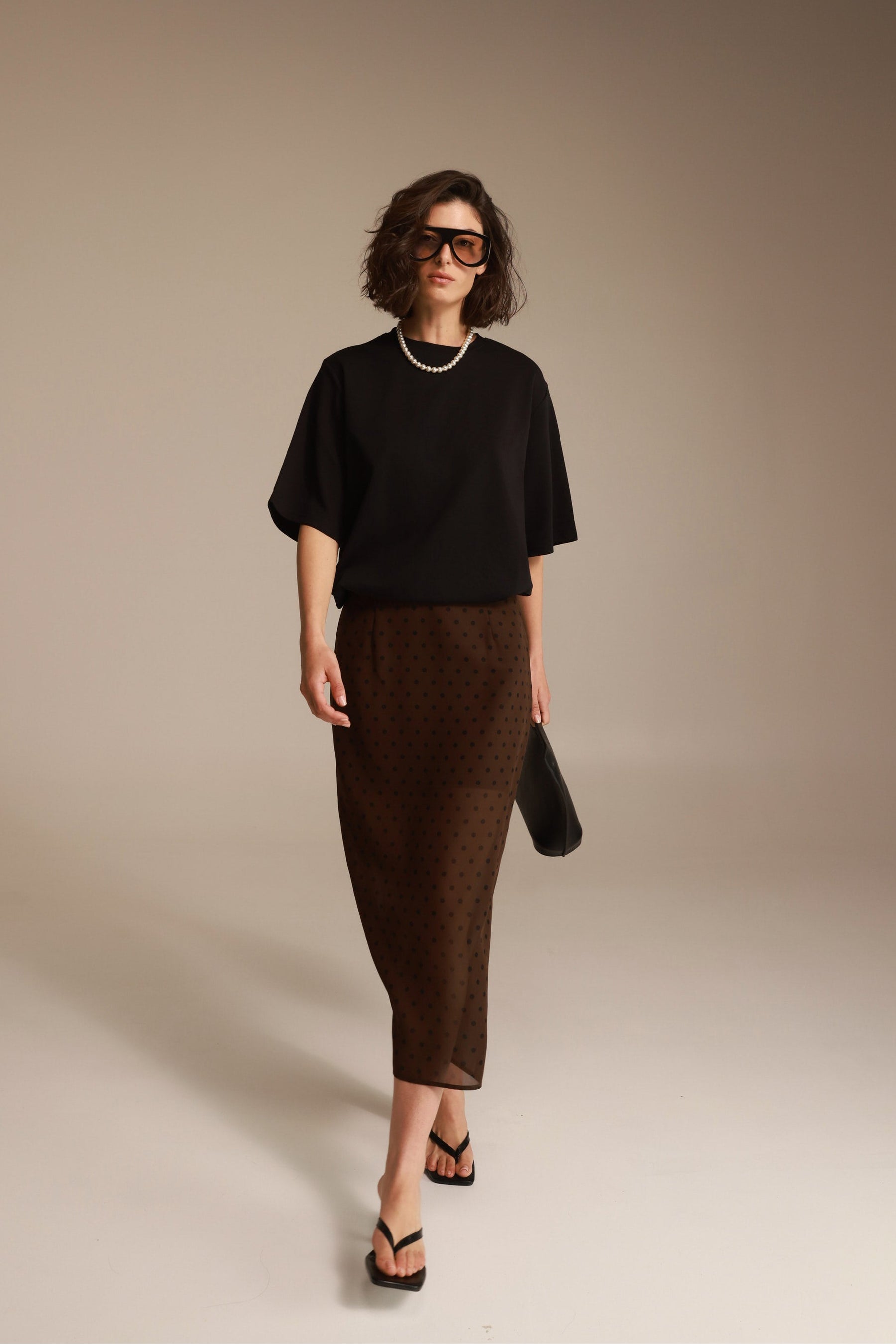 חצאית אנאבל חומה