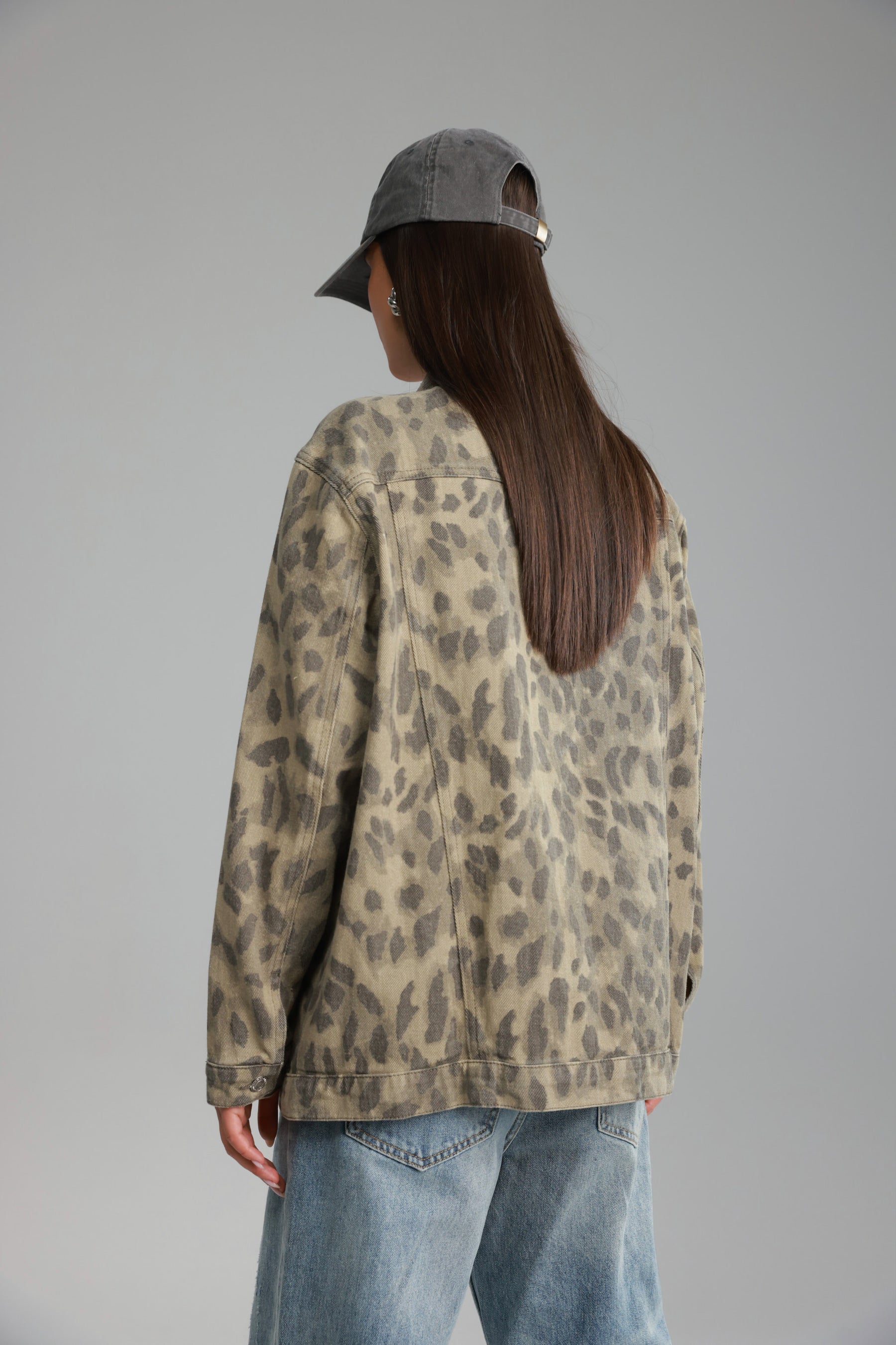 ג'קט ג'ינס ליני מנומר