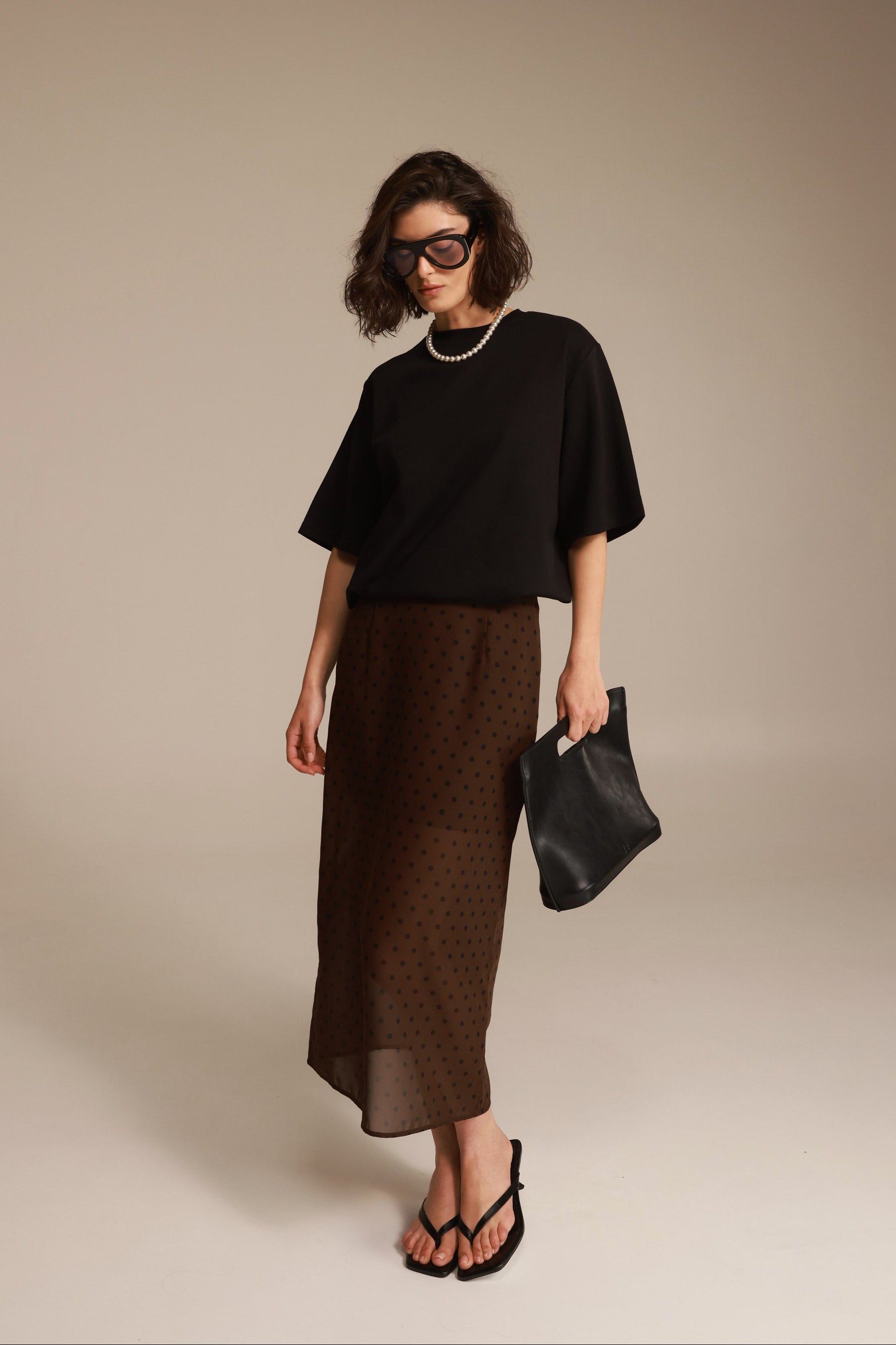 חצאית אנאבל חומה