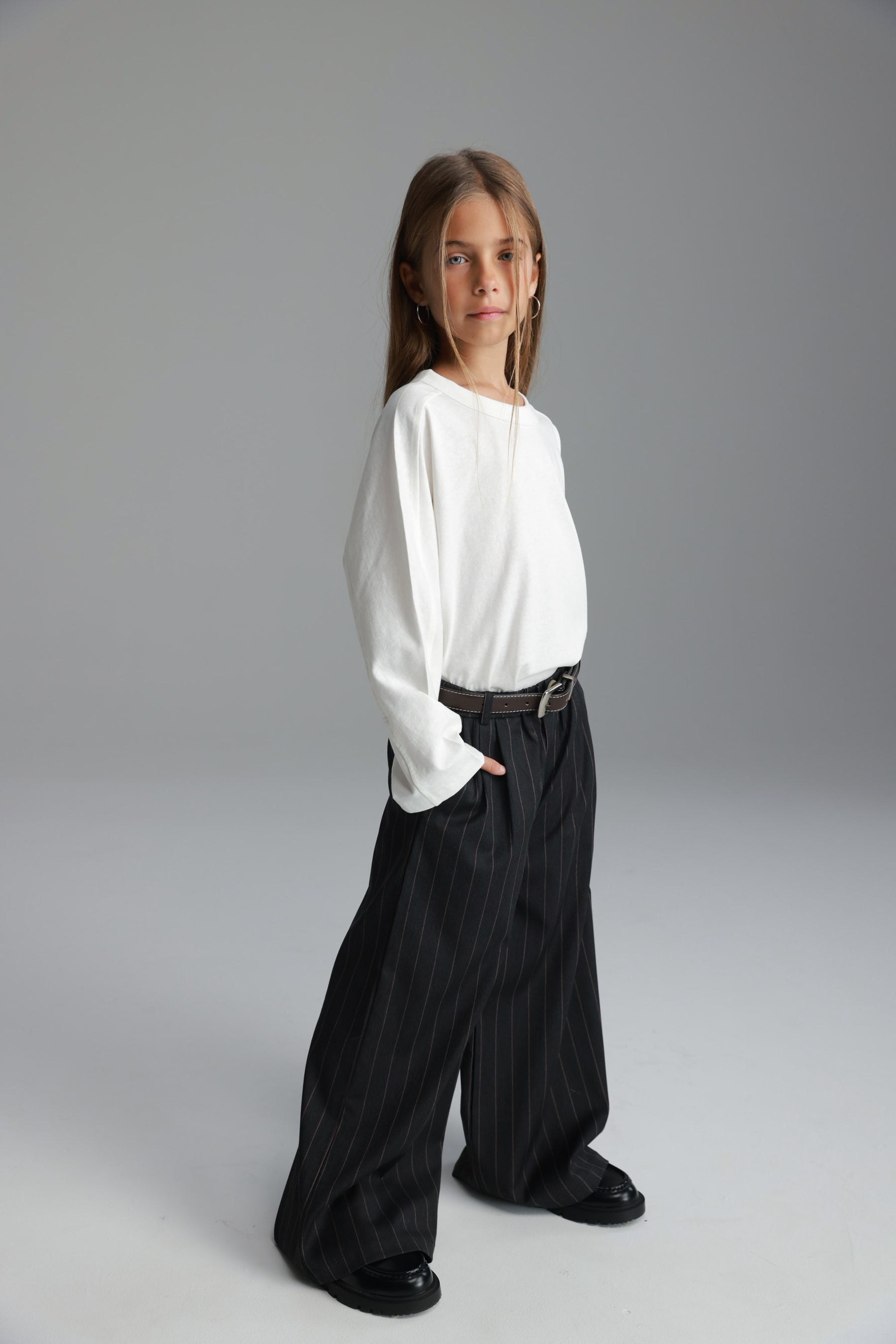 מכנסי מיילי אפורים