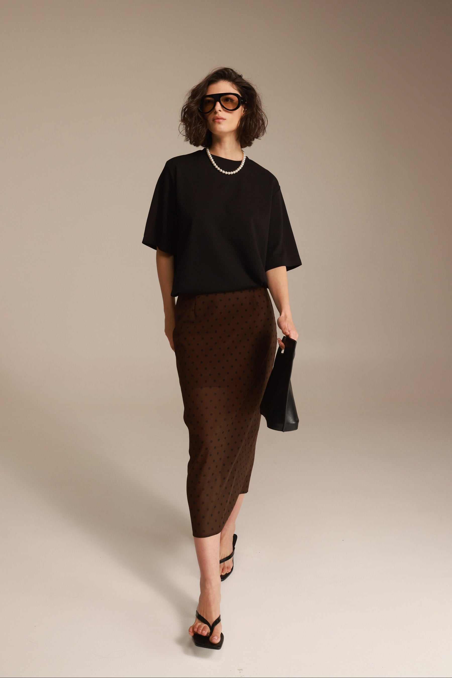 חצאית אנאבל חומה