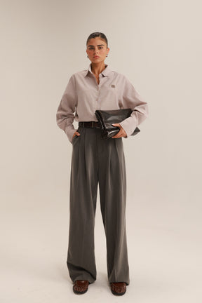 מכנסי זואי אפורים