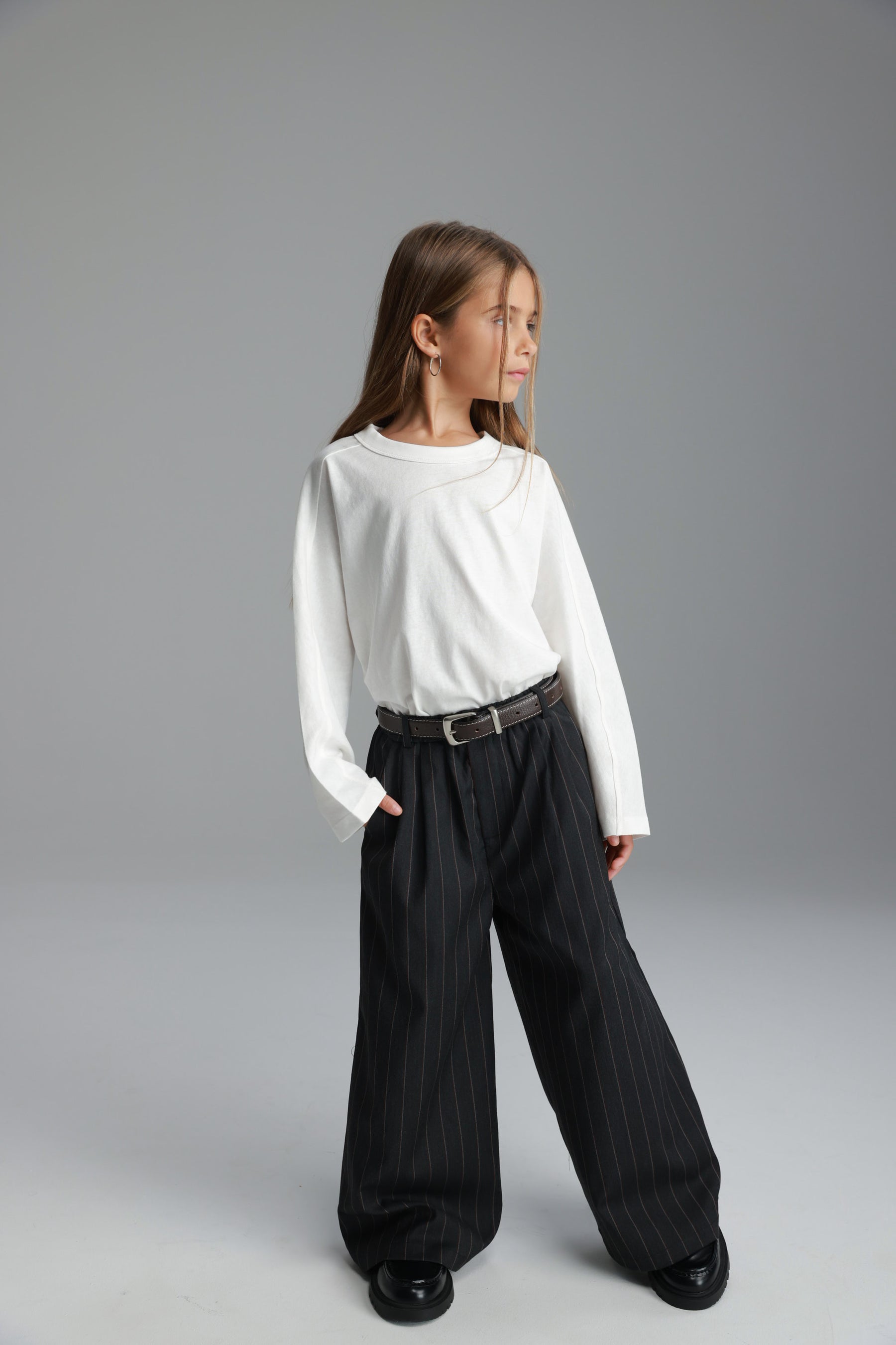 מכנסי מיילי אפורים