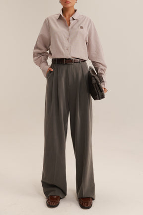 מכנסי זואי אפורים