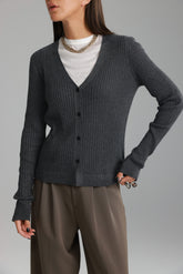 סריג סופיה אפור כהה