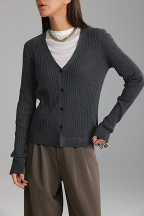 סריג סופיה אפור כהה