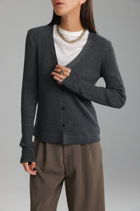 סריג סופיה אפור כהה