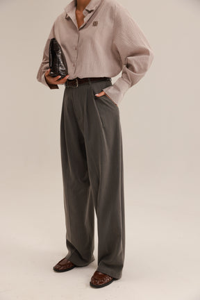 מכנסי זואי אפורים