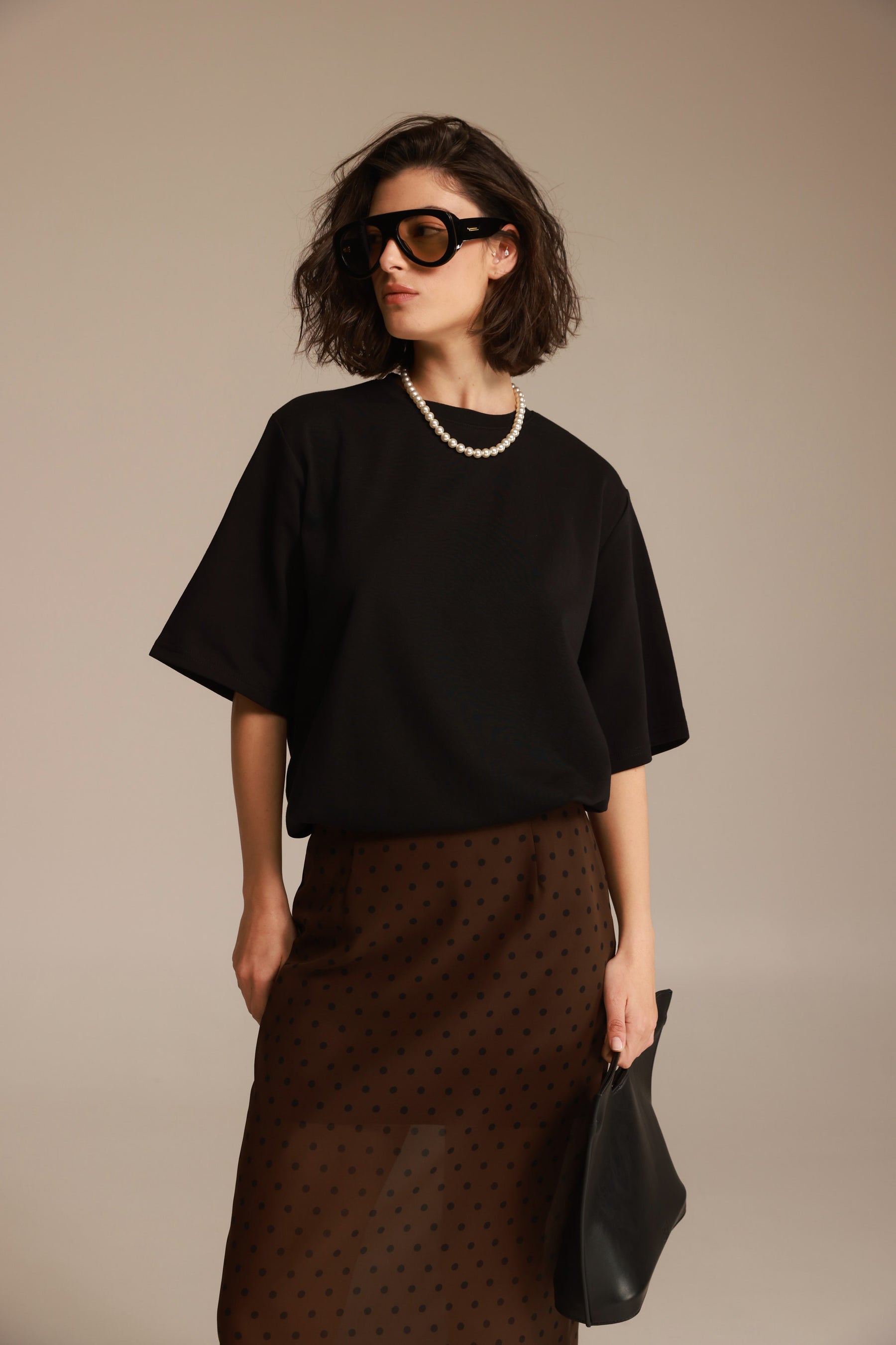 חולצת וויל שחורה