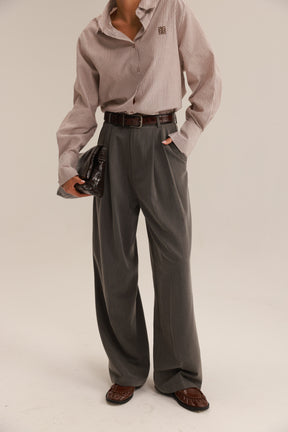 מכנסי זואי אפורים