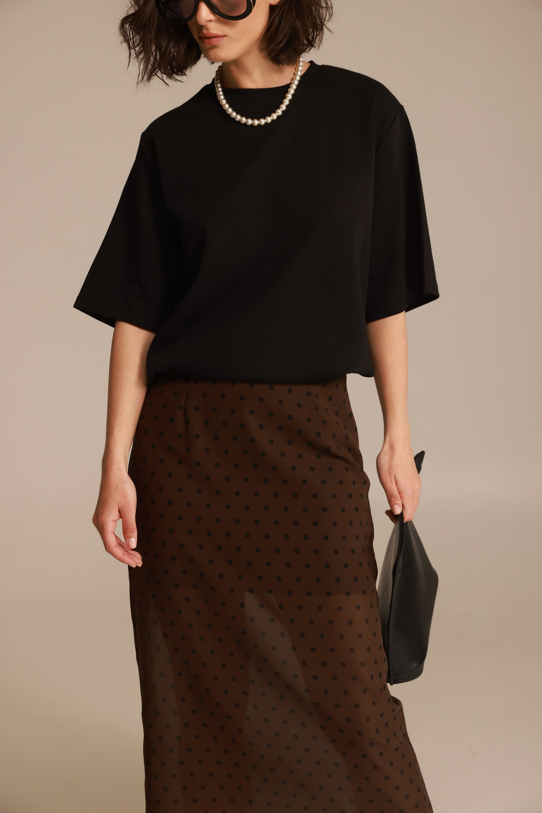 חצאית אנאבל חומה