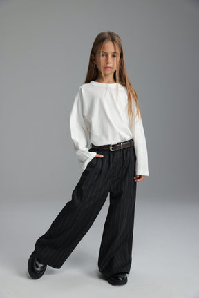 מכנסי מיילי אפורים