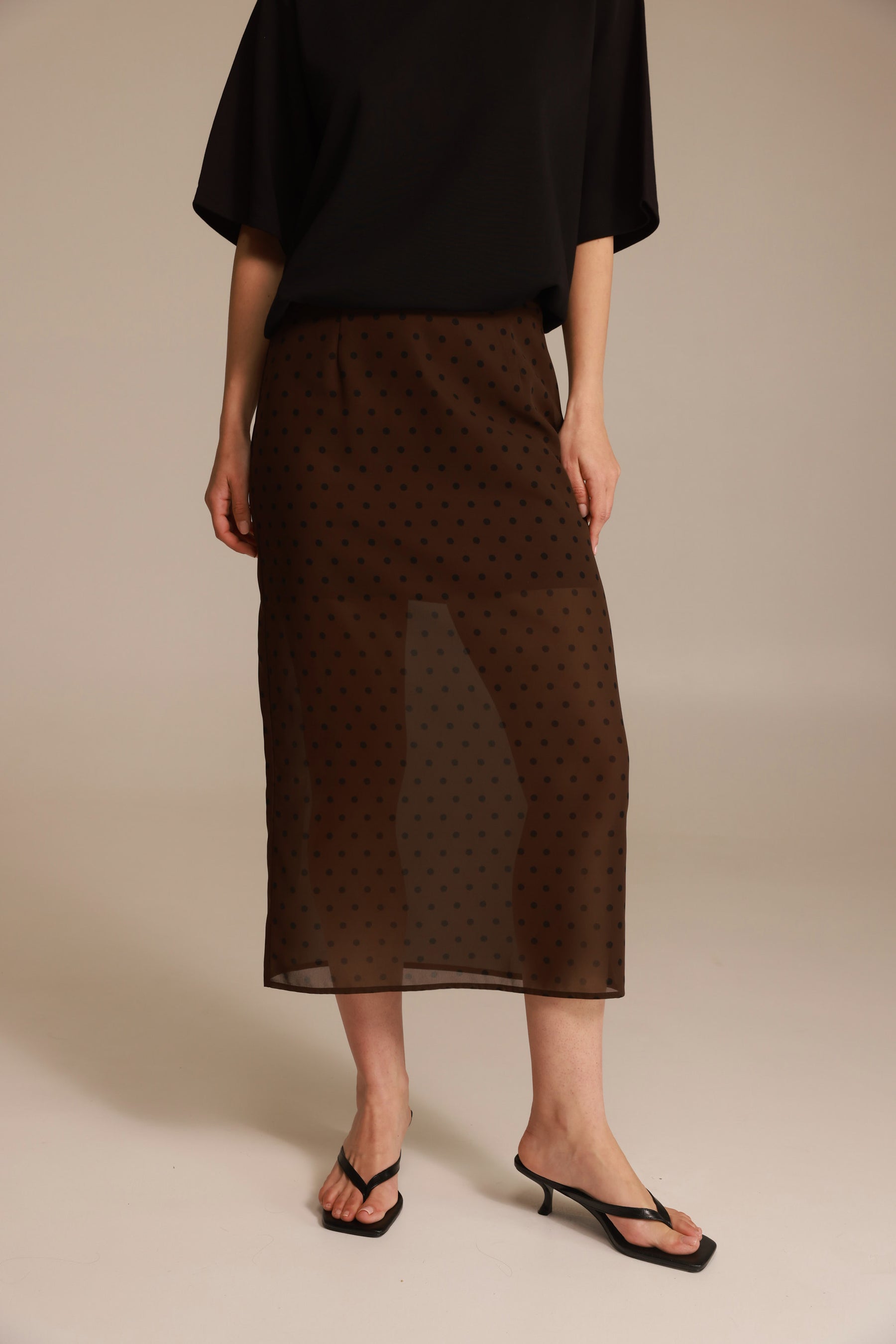 חצאית אנאבל חומה