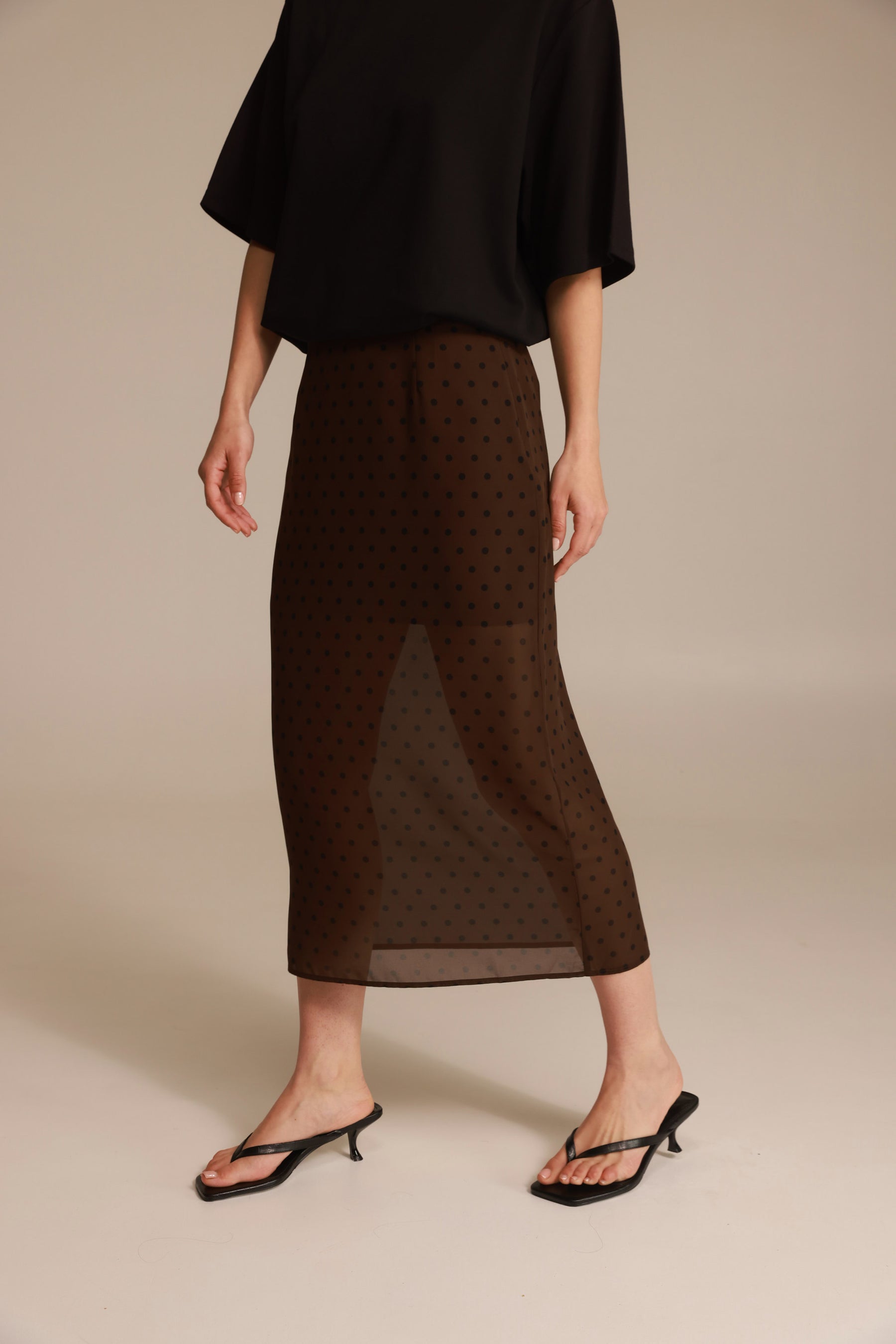 חצאית אנאבל חומה