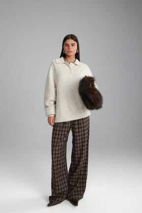 סוודר מולי בז'