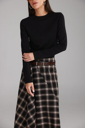 חולצת ג'יני שחורה