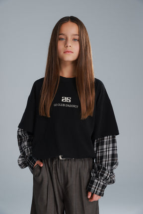 חולצת מדלן שחורה