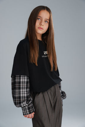 חולצת מדלן שחורה