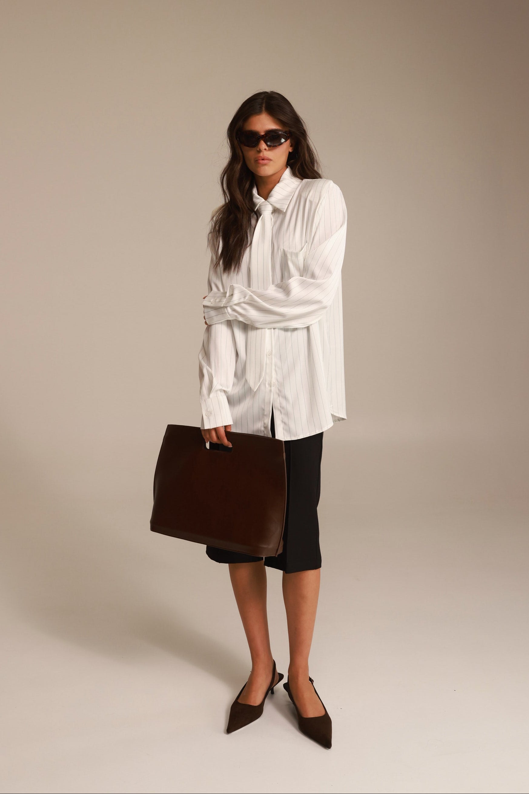 תיק אוליבר חום גדול