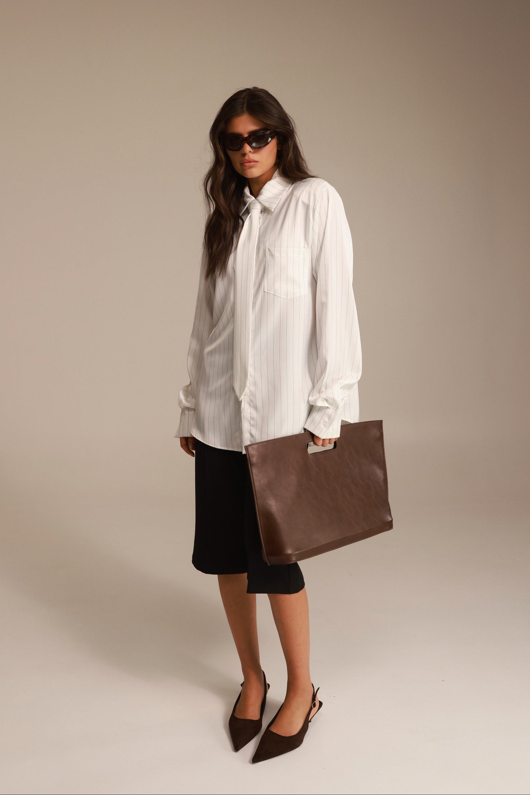 תיק אוליבר חום גדול