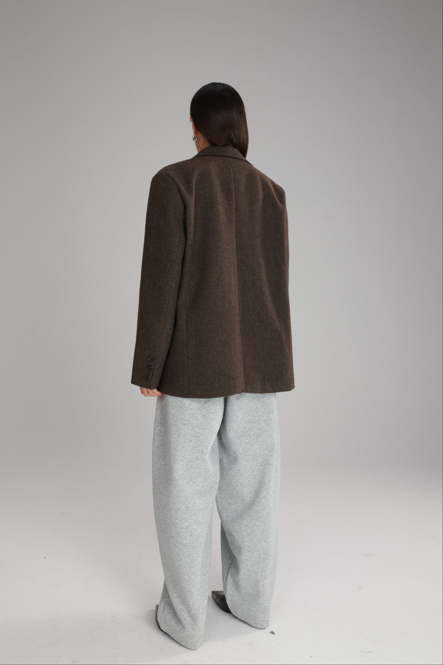 בלייזר אנדי חום כהה