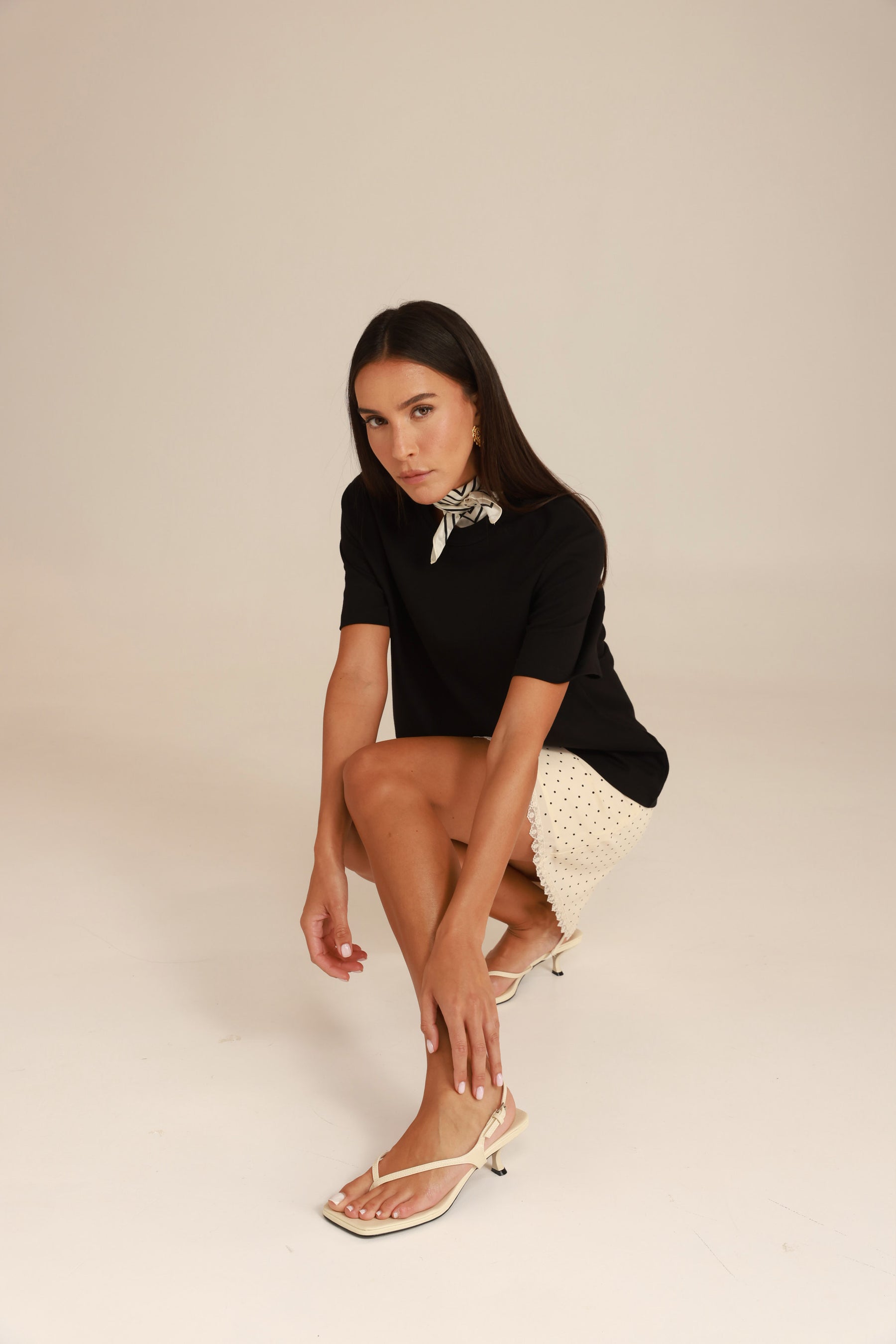 נעלי אניטה שמנת