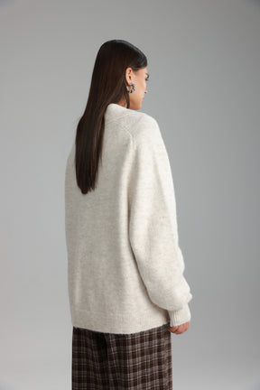 סוודר מולי בז'