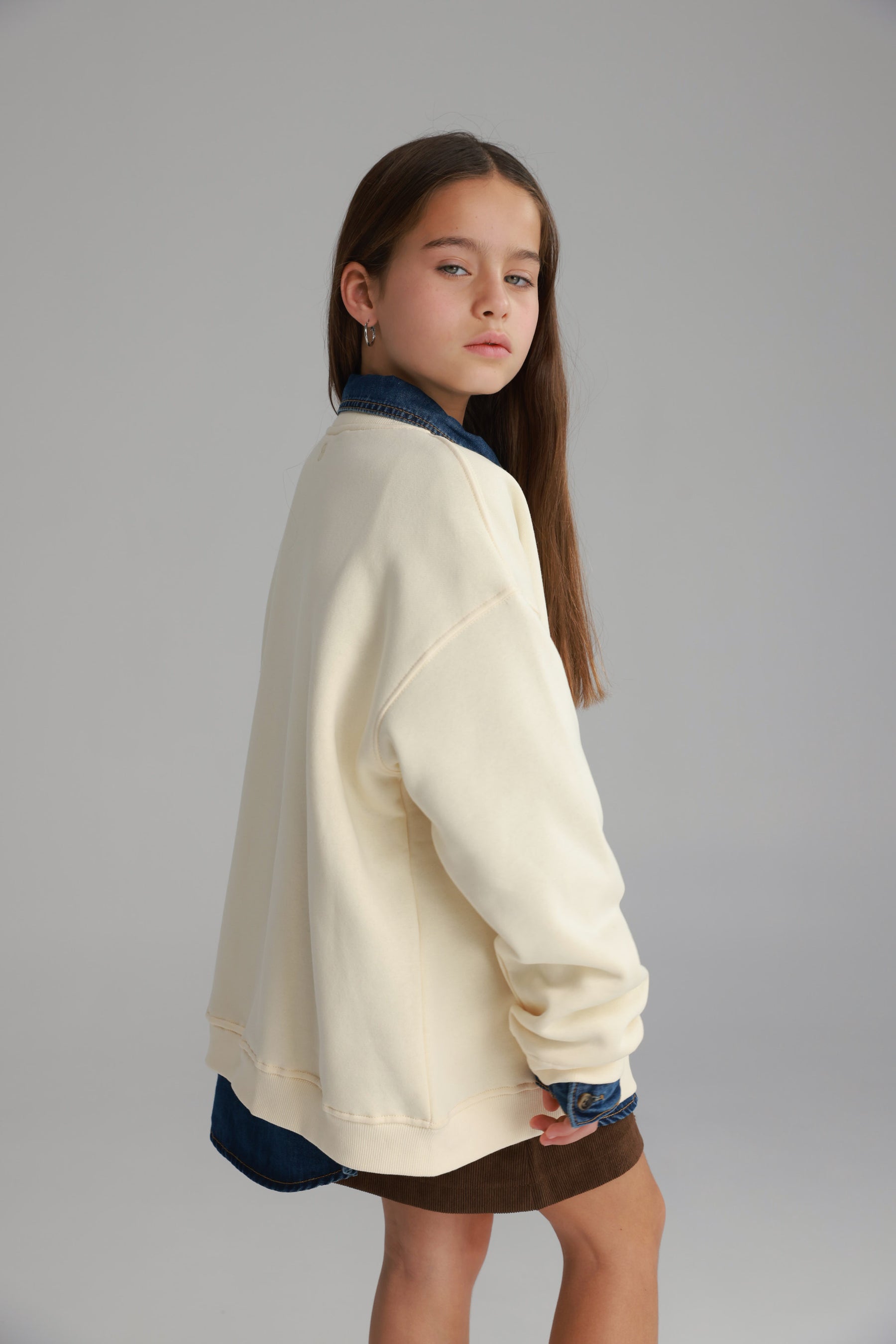 סוויטשירט מייב שמנת