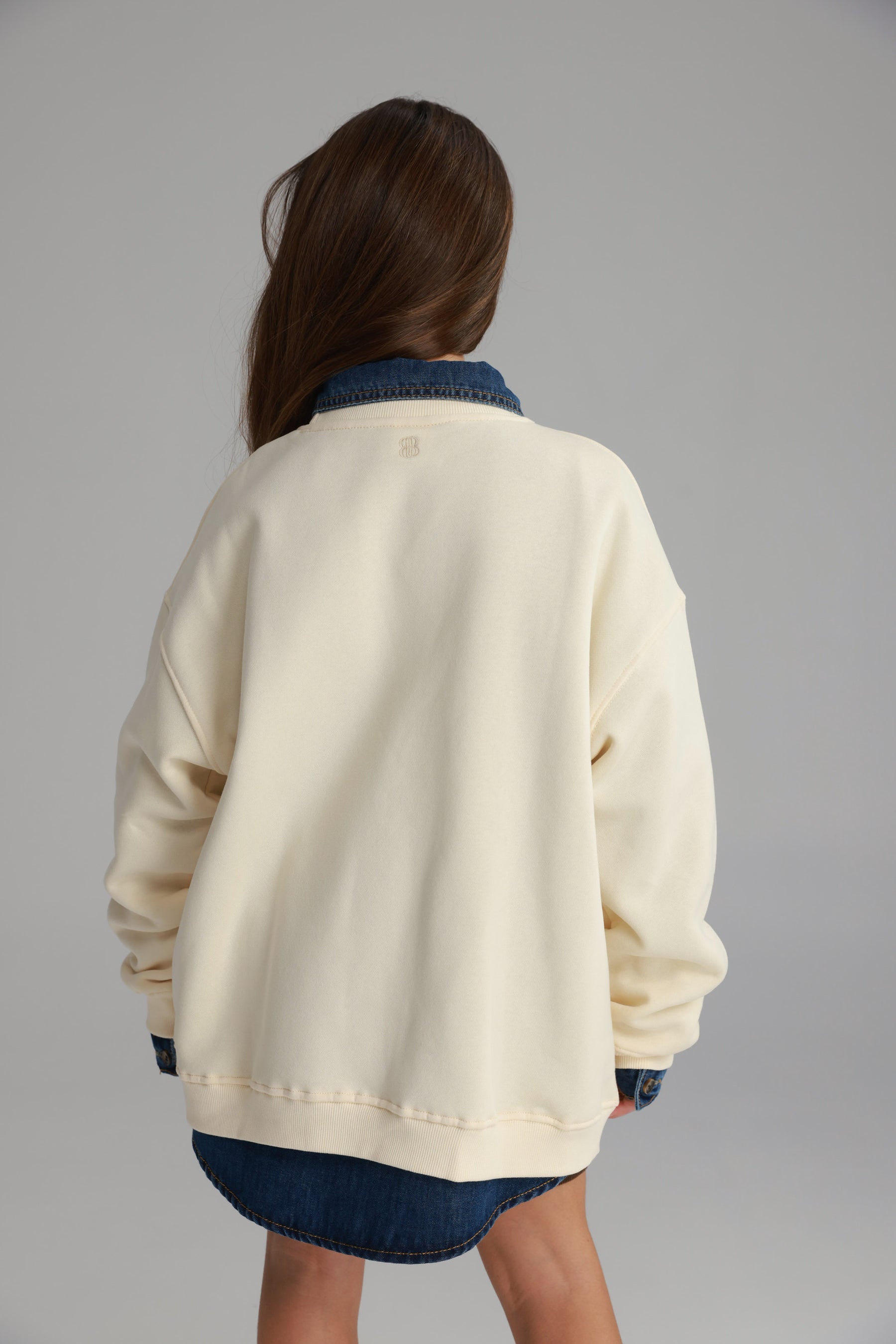 סוויטשירט מייב שמנת