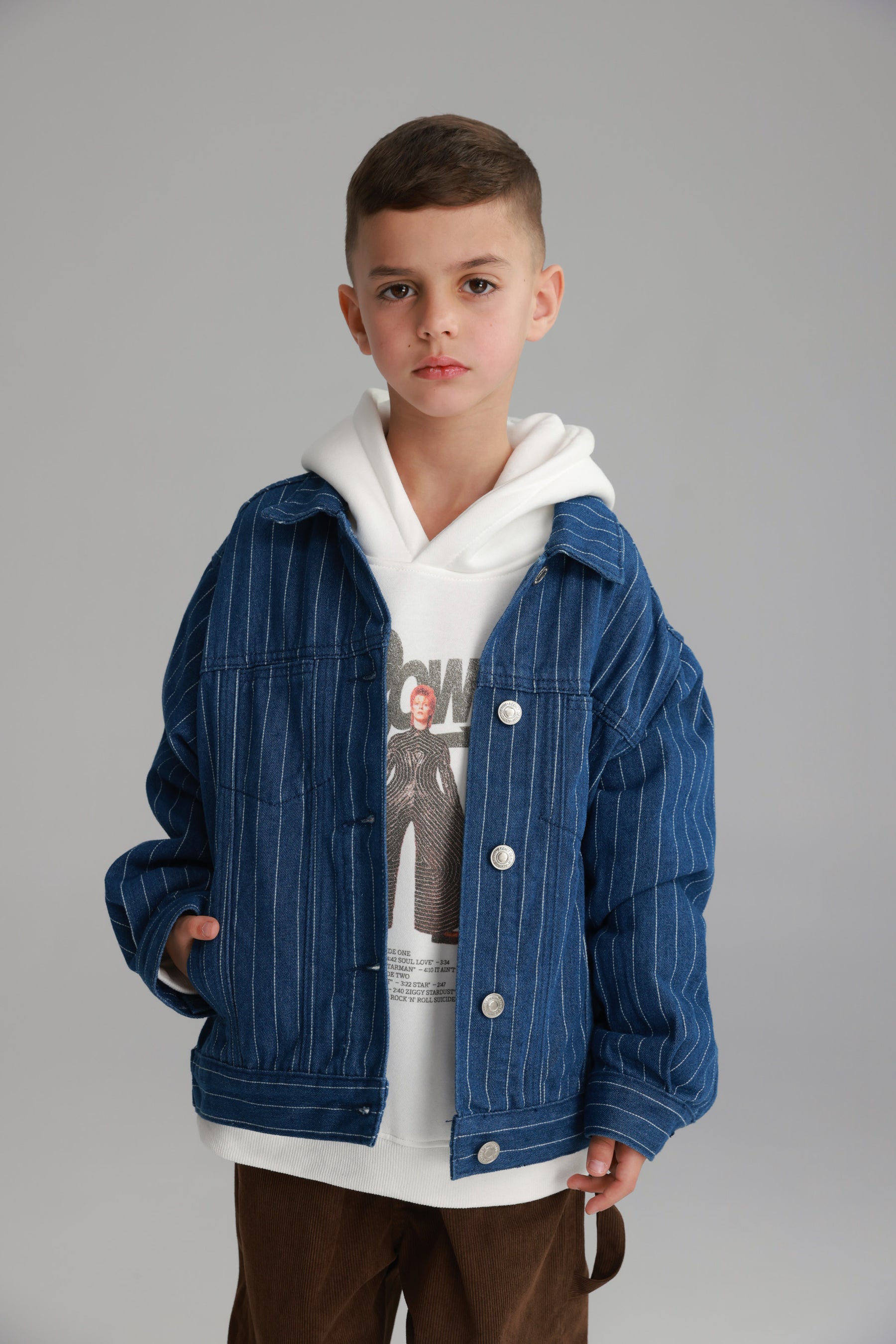 ג'קט ג'ינס קיארה כחול כהה