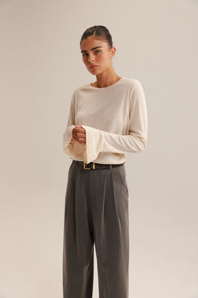 חולצת שיה בז'