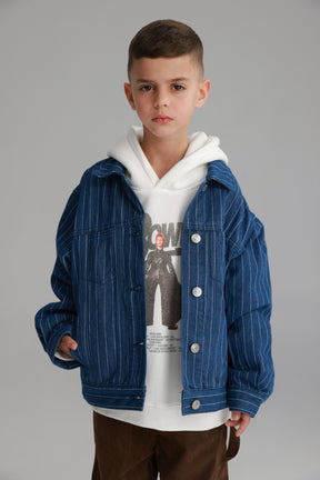 ג'קט ג'ינס קיארה כחול כהה