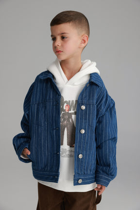 ג'קט ג'ינס קיארה כחול כהה