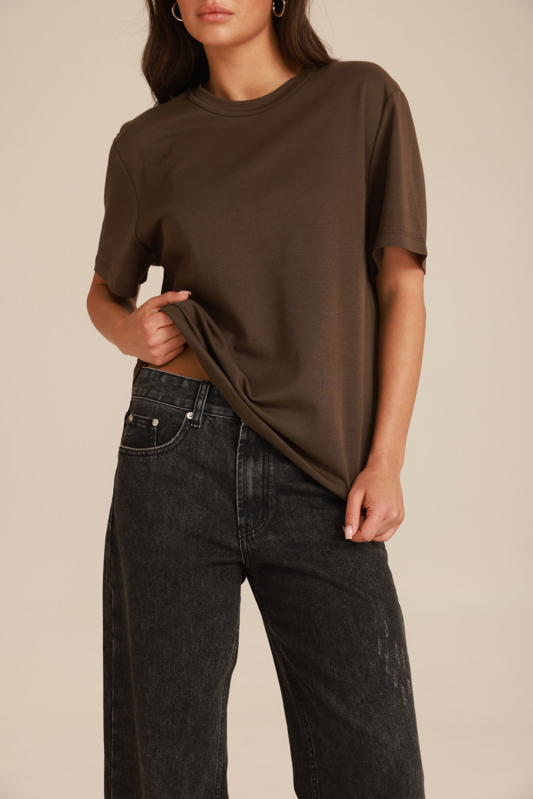 חולצת דקוטה חומה