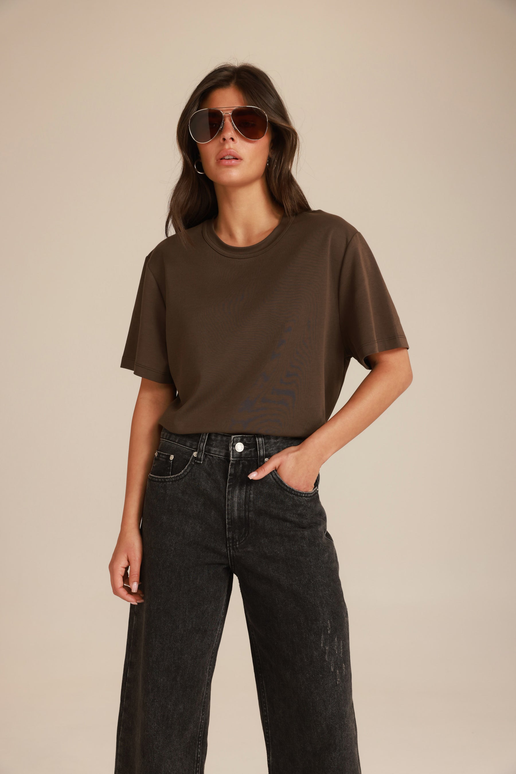 חולצת דקוטה חומה