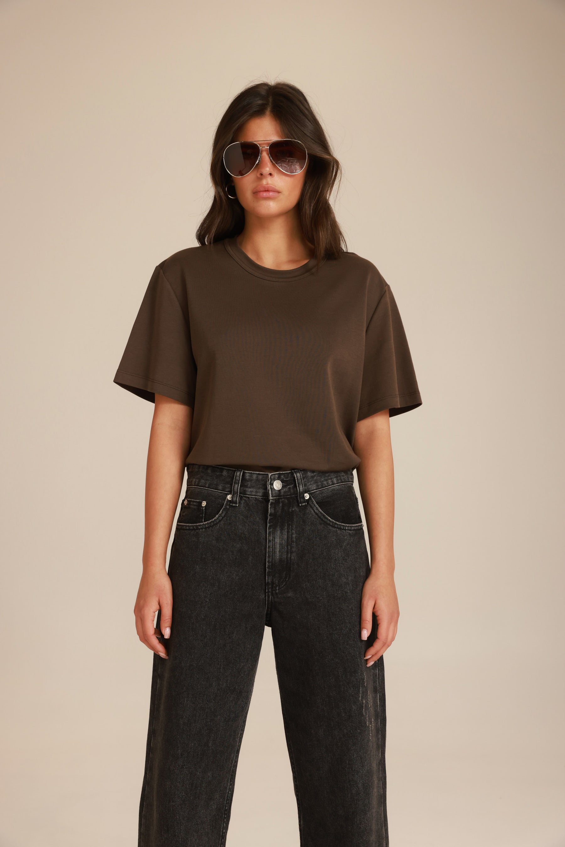 חולצת דקוטה חומה