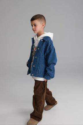 ג'קט ג'ינס קיארה כחול כהה