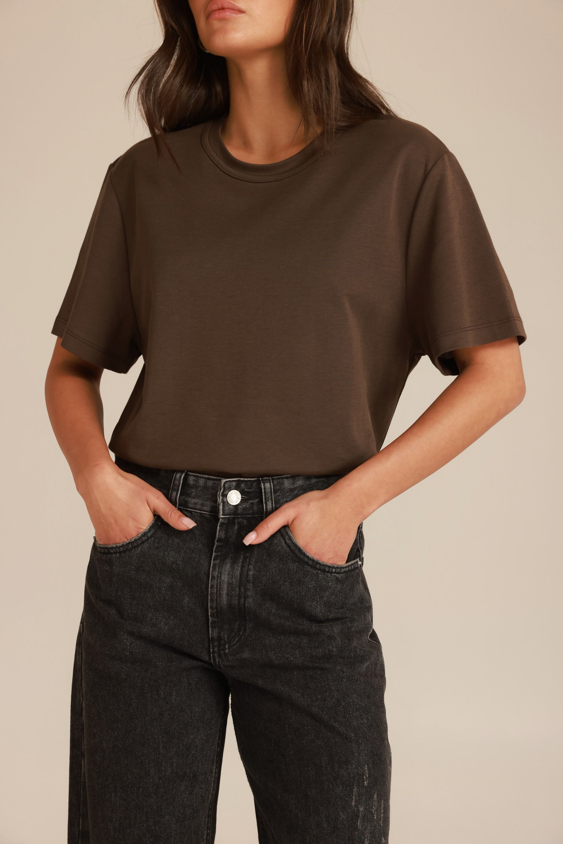 חולצת דקוטה חומה