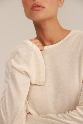 חולצת שיה בז'