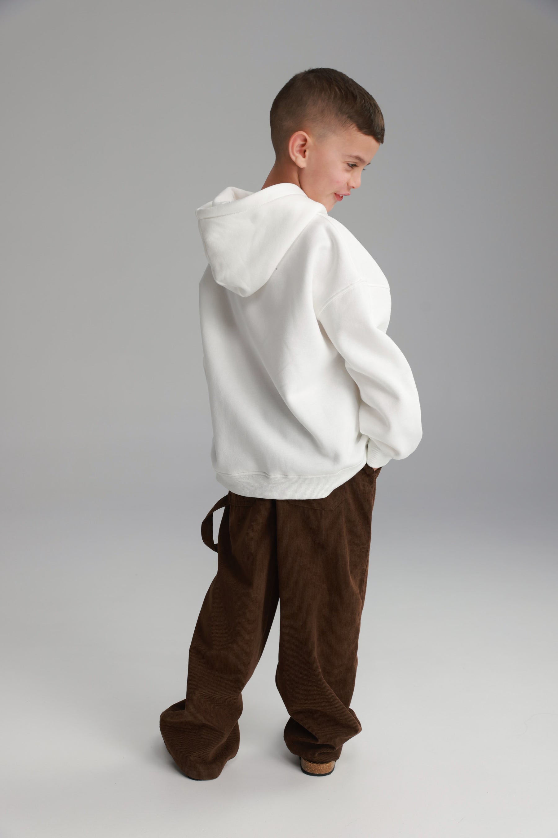 מכנסי ג'ורג' חומים