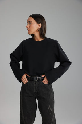 חולצת אופרי שחורה