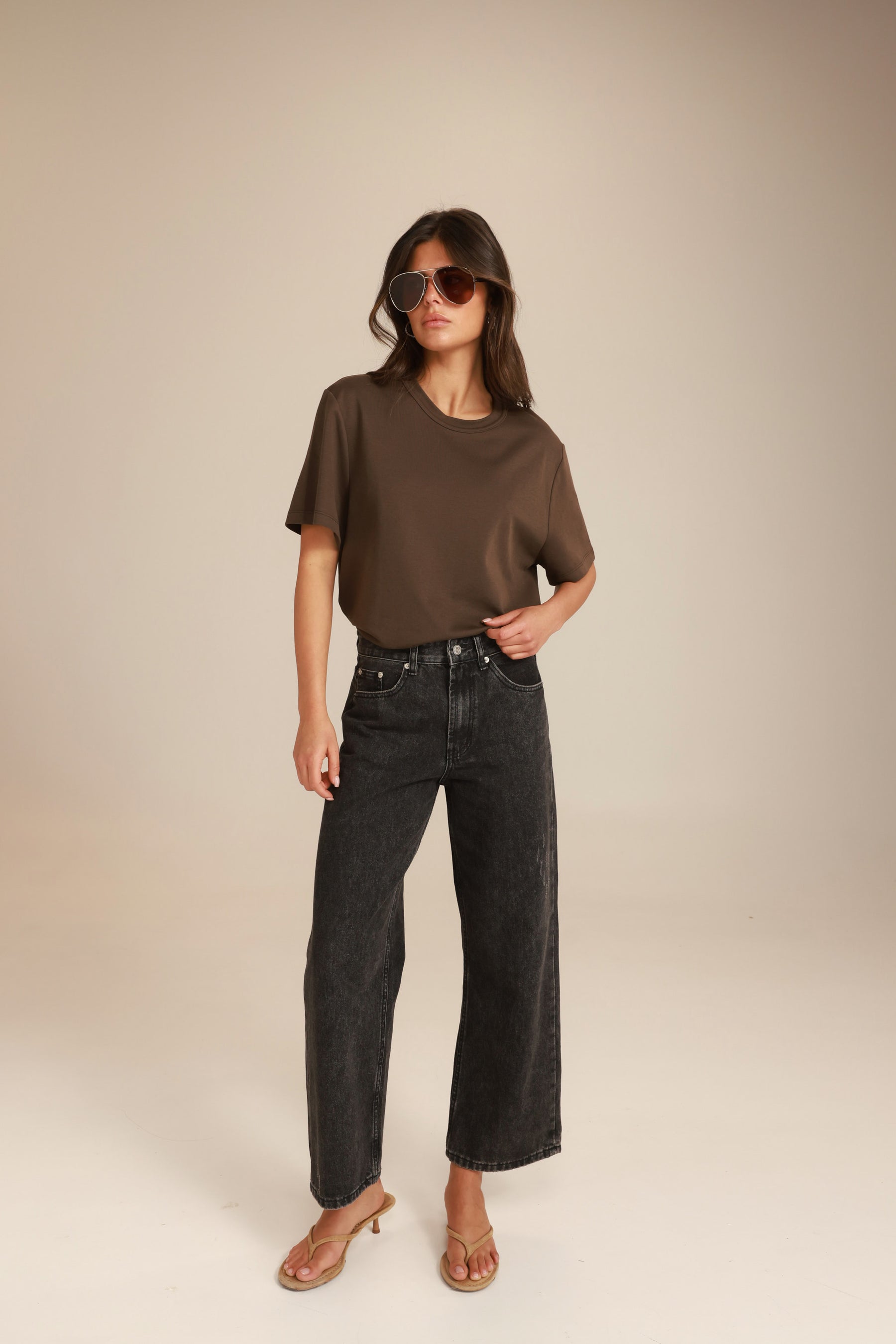 חולצת דקוטה חומה